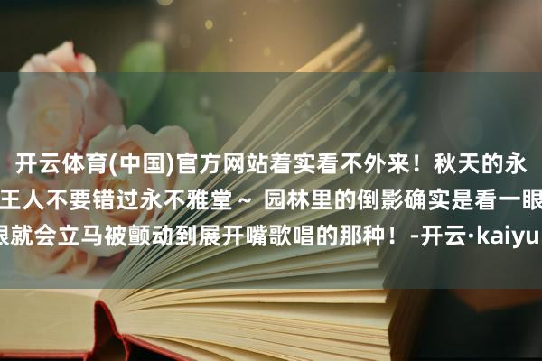 开云体育(中国)官方网站着实看不外来！秋天的永不雅堂太好意思了！来京王人不要错过永不雅堂～ 园林里的倒影确实是看一眼就会立马被颤动到展开嘴歌唱的那种！-开云·kaiyun(中国)官方网站 登录入口