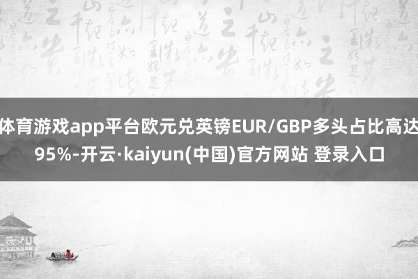 体育游戏app平台欧元兑英镑EUR/GBP多头占比高达95%-开云·kaiyun(中国)官方网站 登录入口